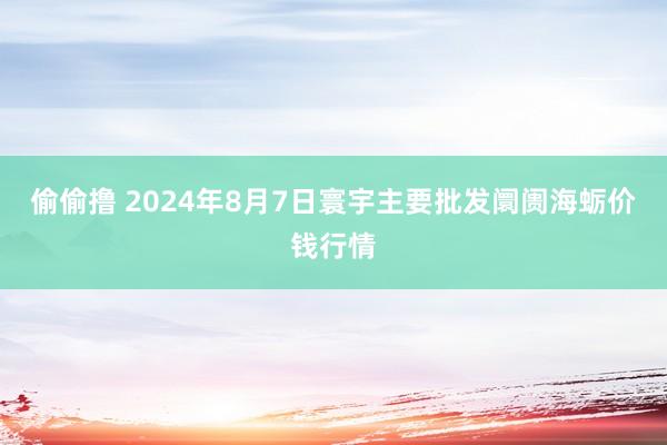 偷偷撸 2024年8月7日寰宇主要批发阛阓海蛎价钱行情