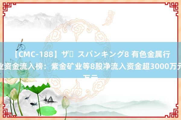 【CMC-188】ザ・スパンキング8 有色金属行业资金流入榜：紫金矿业等8股净流入资金超3000万元